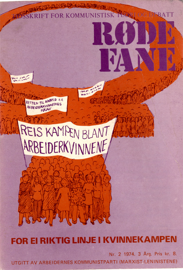 Forside Røde Fane nr 2, 1974