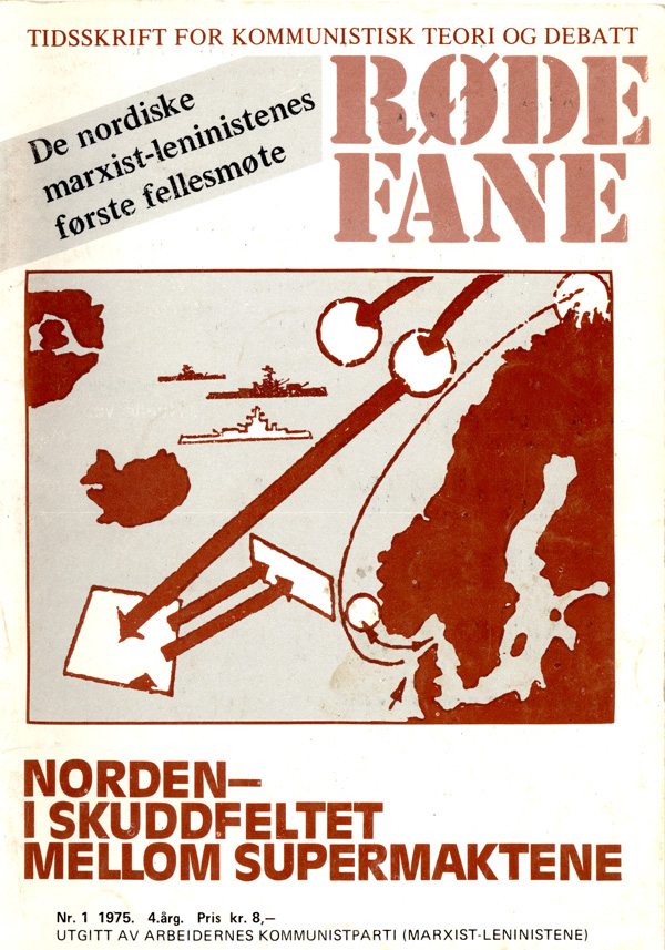 Forside Røde Fane nr 1, 1975