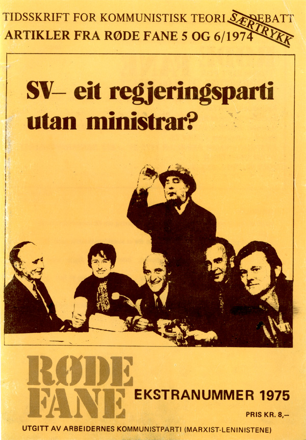 Forside Røde Fane ekstranummer februar 1975