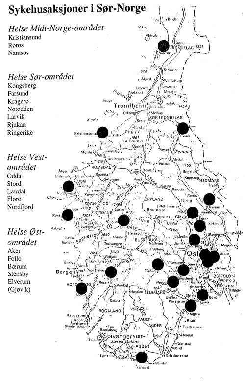 Sjukehusaksjoner i S�r-Norge